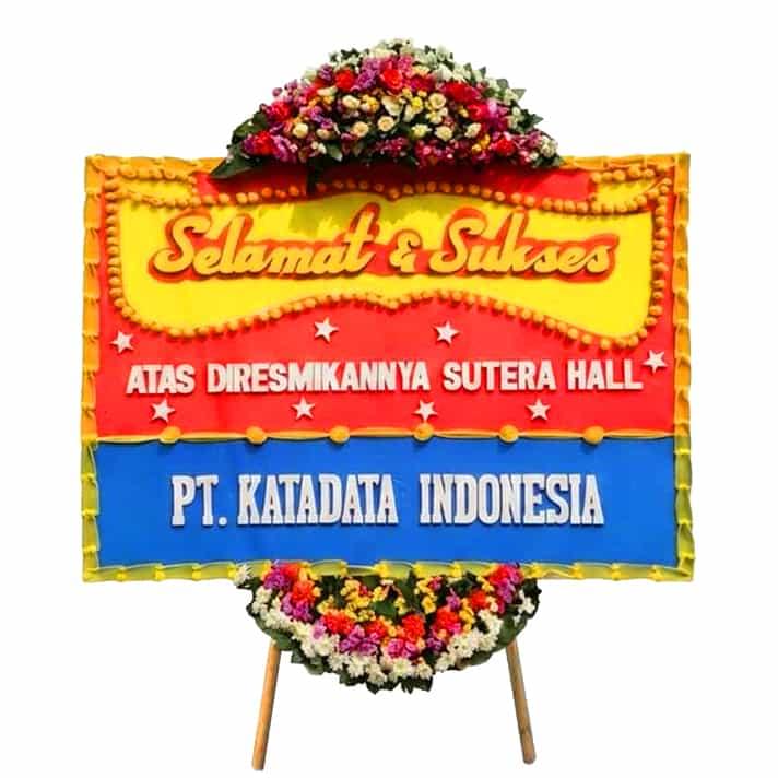 bunga papan congratulations