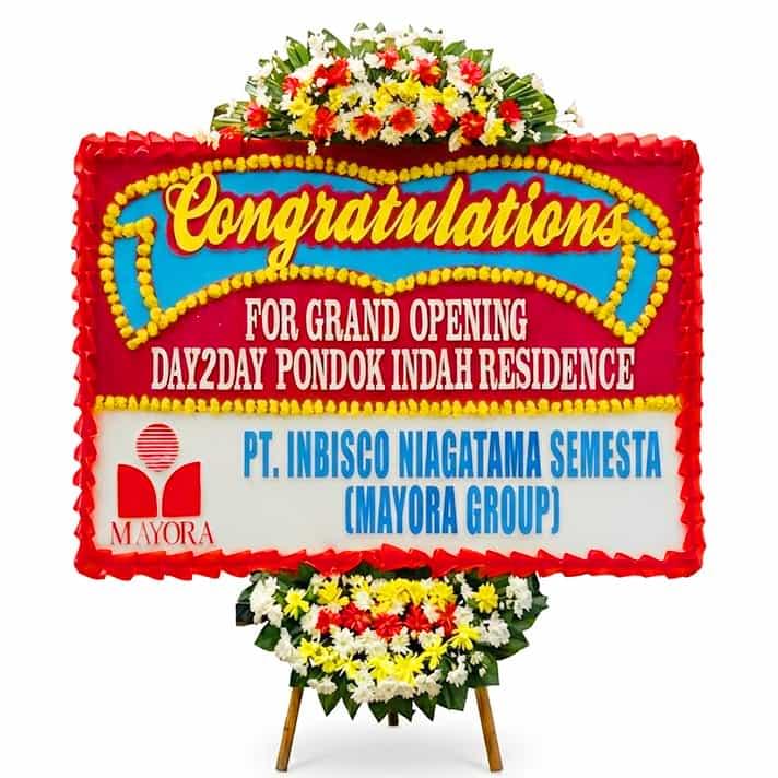 bunga papan congratulations
