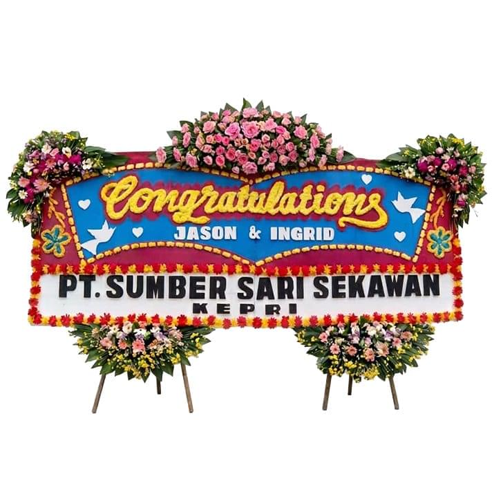 bunga papan congratulations jumbo