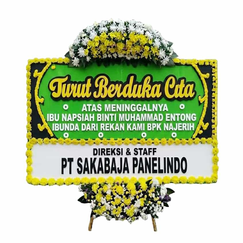 bunga papan duka cita