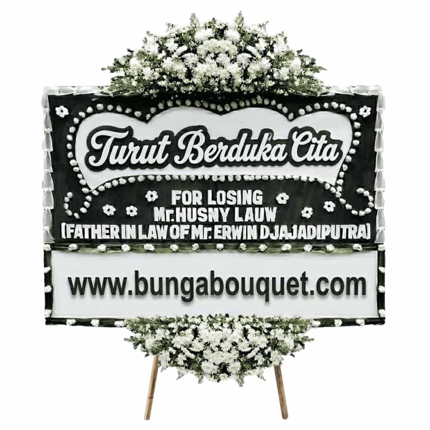 bunga papan duka cita
