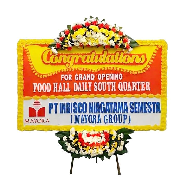 bunga papan congratulations