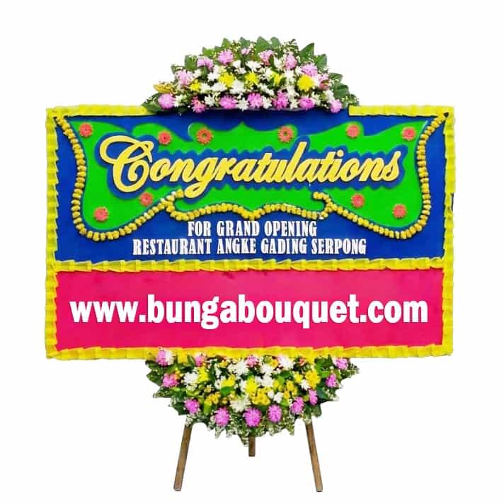 bunga papan congratulations