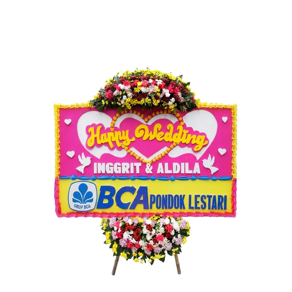 Bunga Papan Wedding - Pernikahan Jakarta, Depok, Tangerang, Bekasi, Bogor